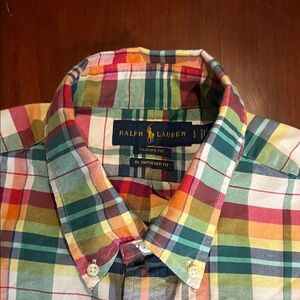 Ralph Lauren Vibrant Plaid Men's Shirt